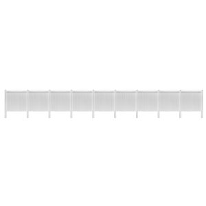 Uyardus 6'H x 6'W x 10 set Panel PVC Outdoor Privacy Screen Fence Panels