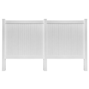Uyardus 6'H x 6'W x 2 set Panel PVC Outdoor Privacy Screen Fence Panels
