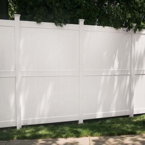 Uyardus 8'H x 6'W x 4 set PVC Outdoor Privacy Screen Fence Panels - Image 5