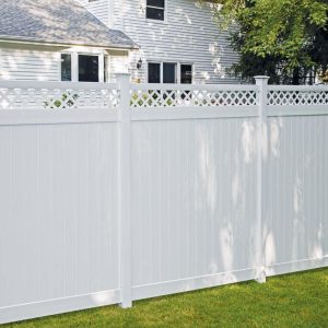 uYard 8'x6' Top See Through PVC Outdoor Privacy Screen Fence Panels