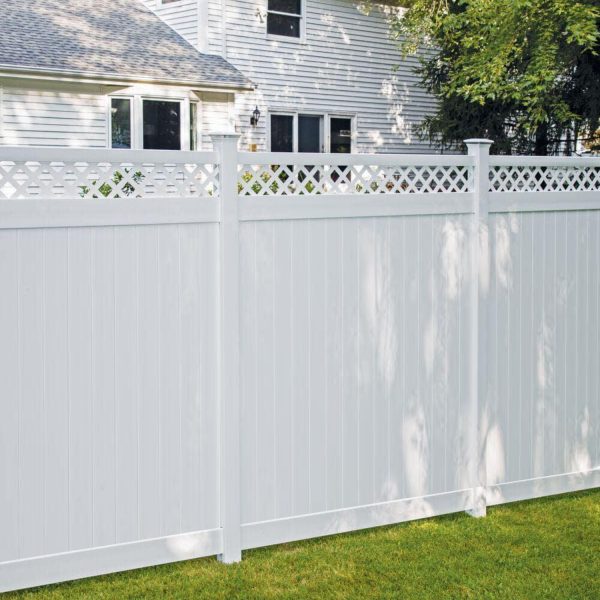 Uyardus 8'H x 6'W x 5 set Panel Top See Through 8x6 PVC Outdoor Privacy Screen Fence Panels - Image 7