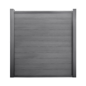 uFence Indian Padauk Wood Plastic Composite WPC Full Privacy Fence Panels for Outside,6ft(W) x 6ft(H) Outdoor Privacy Panels