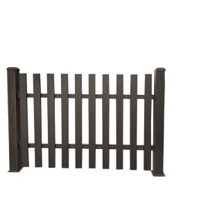 uFence Aluminum half-see-through fence Privacy fencing protects your privacy and security while better decorating your yard Grey 4ft x 6ft Light Gray/Grey