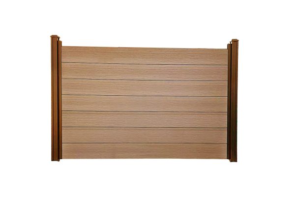 uFence By UyardFence WPC Composite Privacy fencing protects your privacy and security while better decorating your yard Grey 4ft x 6ft Peak Wood - Image 3