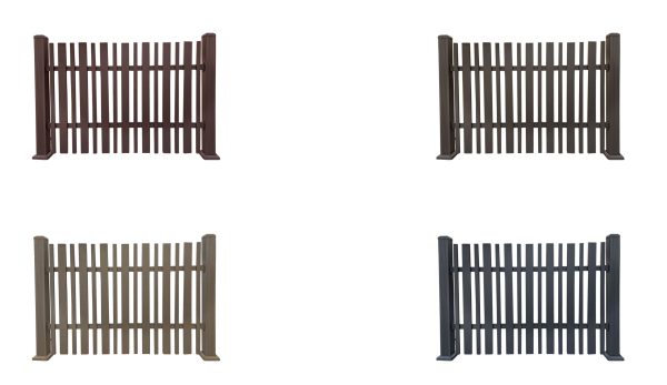 uFence By UyardFence Aluminum half-see-through fence Privacy fencing protects your privacy and security while better decorating your yard 4ft x 6ft Coffee AB - Image 3
