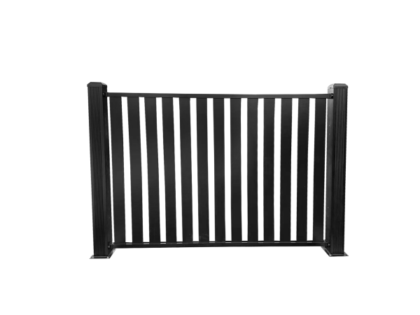 uFence By UyardFence Aluminum half-see-through fence Privacy fencing protects your privacy and security while better decorating your yard 4ft x 6ft Coffe - Image 2
